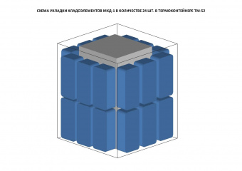 Термоконтейнер медицинский ТМ-52-П (сумка-холодильник)