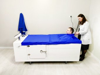 Пароуглекислая ванна «Оккервиль Комби» (с дверцей)