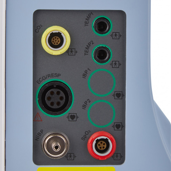 Монитор прикроватный многофункциональный медицинский "Armed": PC-9000f с приналежностями (Nellcor датчики неонатальный и педиатрический в комплекте) (с поверкой)