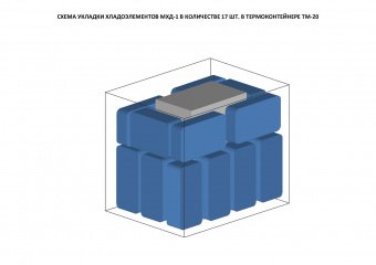 Термоконтейнер медицинский ТМ-20 в гофрокоробке